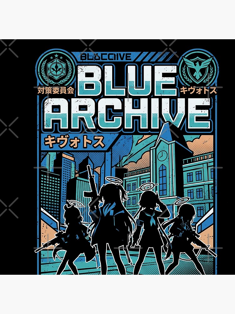Blue Archive Anime Gaming Collection Throw Pillow - Image 2