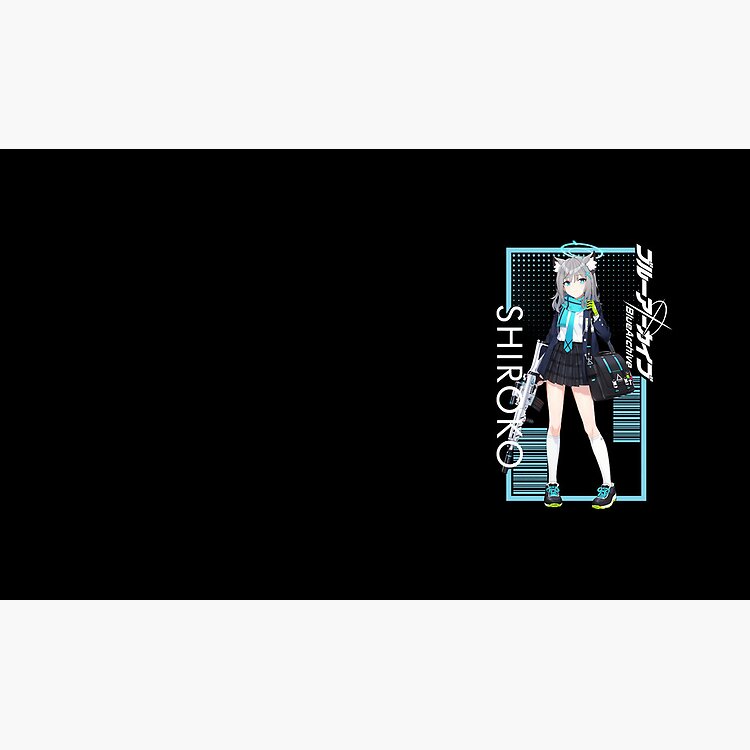 Blue Archive Abydos Sunaookami Shiroko Portrait Mug - Image 3