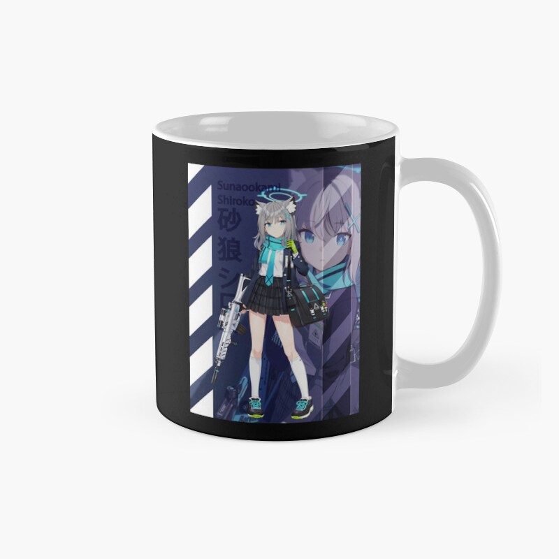 Blue Archive Abydos Sunaookami Shiroko Agile Mug