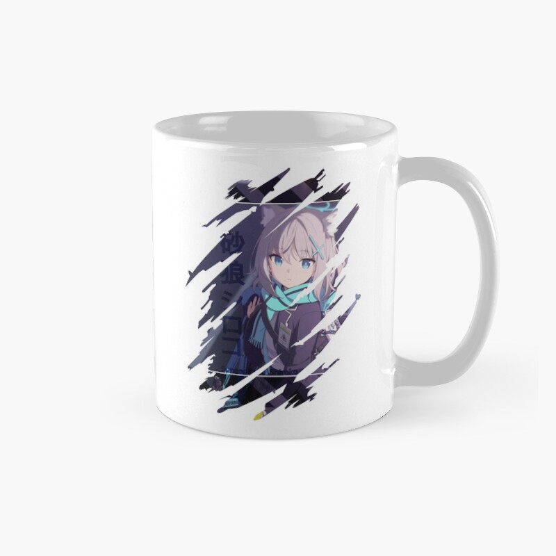 Blue Archive Abydos Sunaookami Shiroko Brave Mug
