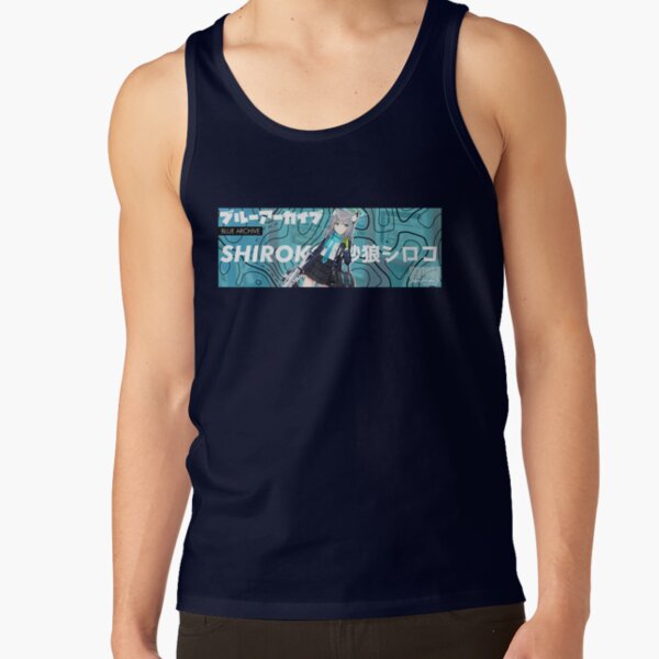 Blue Archive Abydos High School Sunaookami Shiroko Banner Tank Top - Image 5