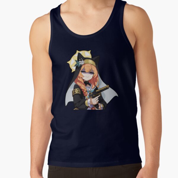 Blue Archive Trinity General School Iochi Mari Meme Design Tank Top - Image 5