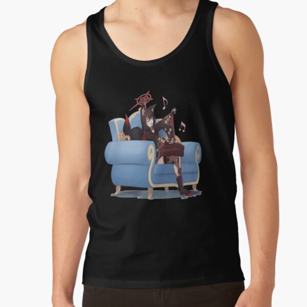 Blue Archive Hyakkiyako Alliance Academy Kosaka Wakamo Character Design Tank Top - Image 2
