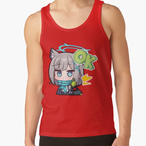 Blue Archive Abydos High School Sunaookami Shiroko Tank Top - Image 4