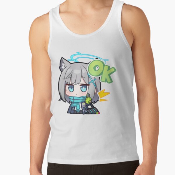 Blue Archive Abydos High School Sunaookami Shiroko Tank Top