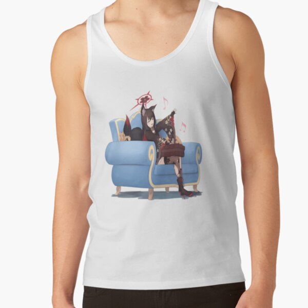 Blue Archive Hyakkiyako Alliance Academy Kosaka Wakamo Character Design Tank Top