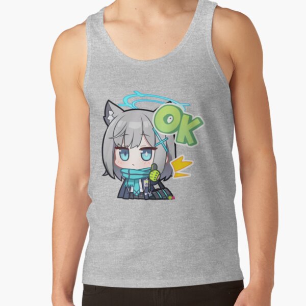 Blue Archive Abydos High School Sunaookami Shiroko Tank Top - Image 3