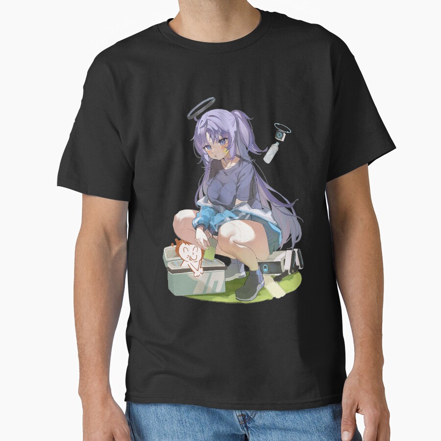 Blue Archive Millennium Science School Hayase Yuuka Fan Art T-shirt - Image 2