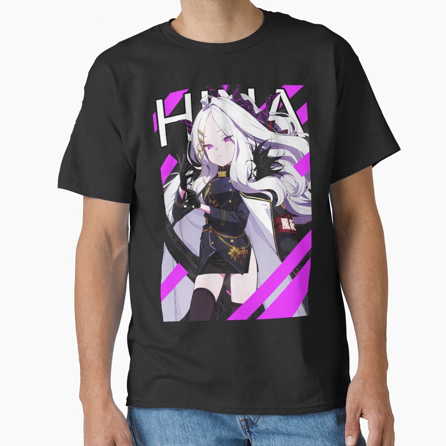 New Blue Archive Gehenna Academy Sorasaki Hina T-shirt - Image 3
