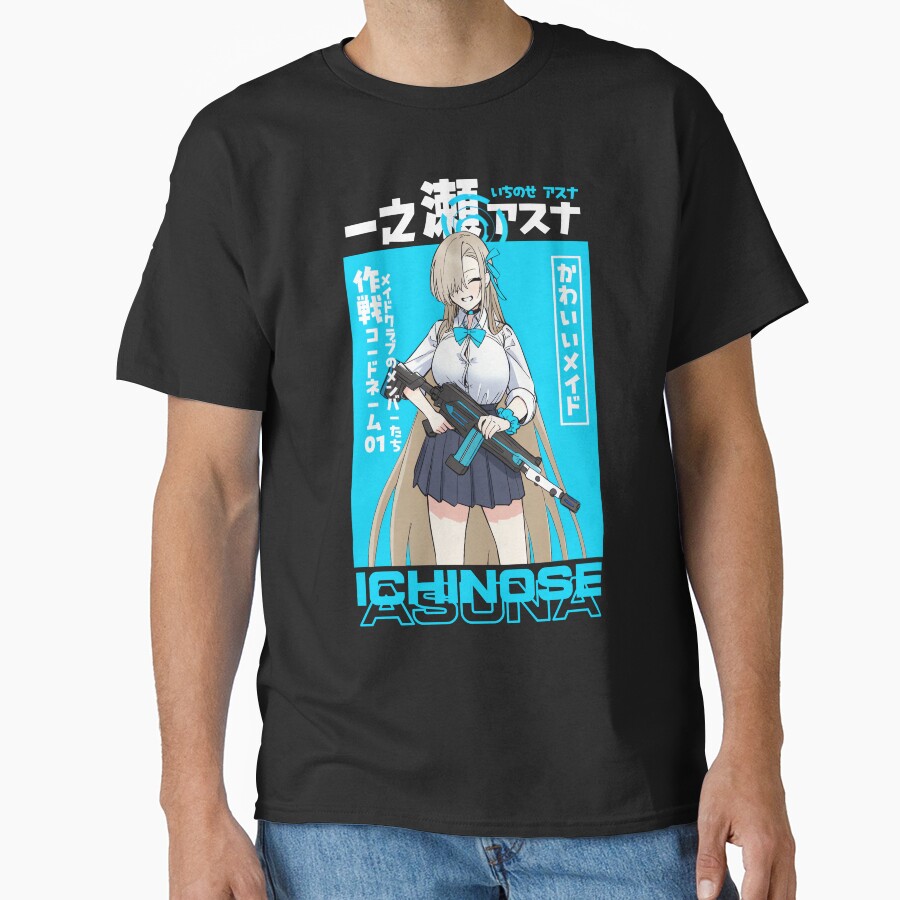 Blue Archive Millennium Science School Ichinose Asuna T-shirt - Image 3