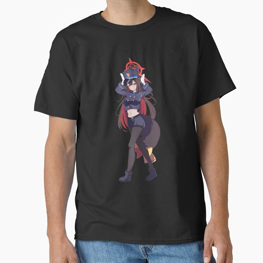 Blue Archive Hyakkiyako Alliance Academy Kosaka Wakamo Fan Art T-shirt - Image 2