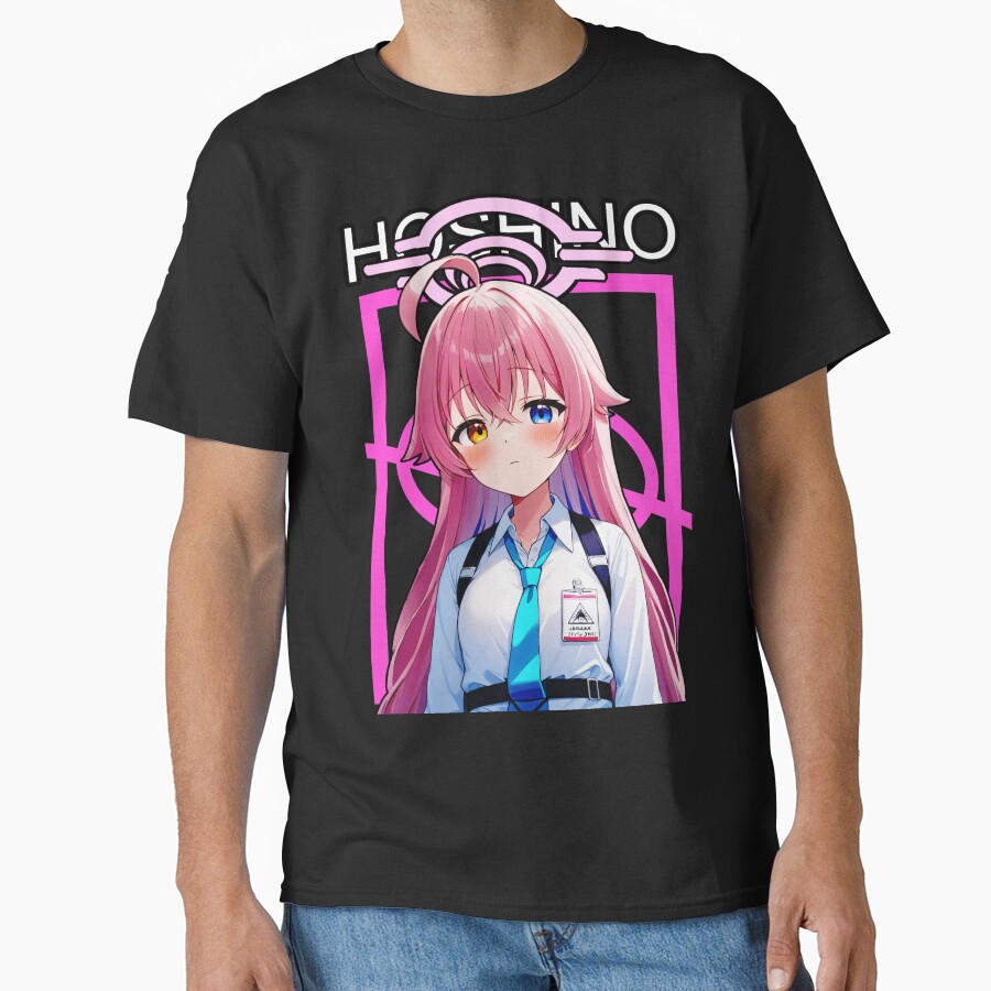 Blue Archive Abydos High School Takanashi Hoshino Design T-shirt