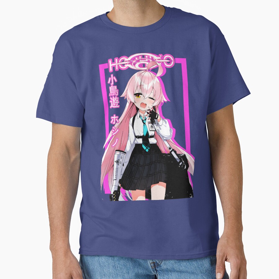 Blue Archive Abydos High School Takanashi Hoshino Fan Art T-shirt - Image 4