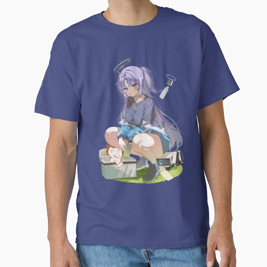 Blue Archive Millennium Science School Hayase Yuuka Fan Art T-shirt - Image 4