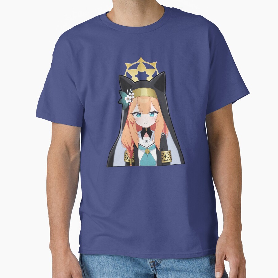 Blue Archive Trinity General School Iochi Mari Meme Design V04 T-shirt - Image 4
