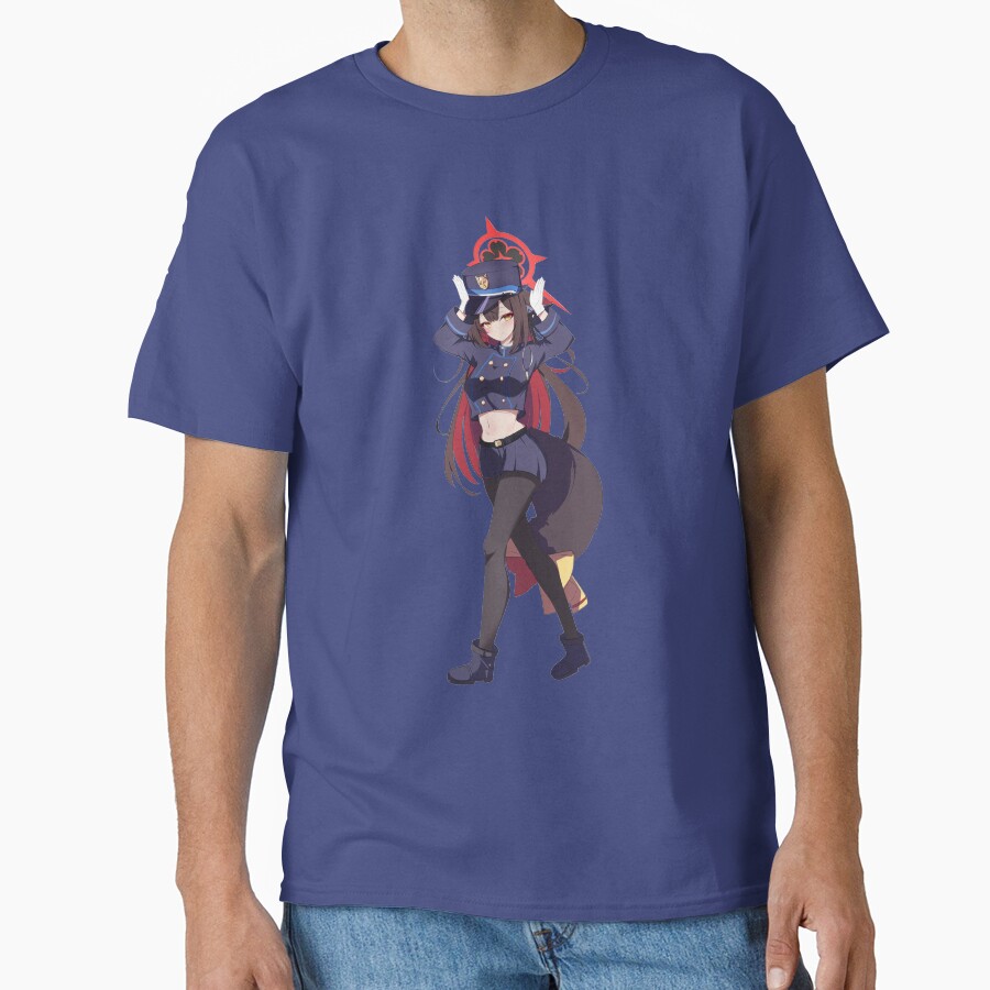 Blue Archive Hyakkiyako Alliance Academy Kosaka Wakamo Fan Art T-shirt - Image 4