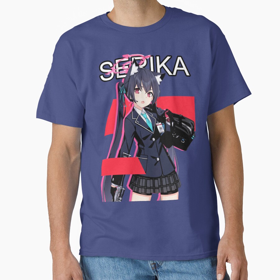 Blue Archive Abydos High School Kuromi Serika T-shirt - Image 4
