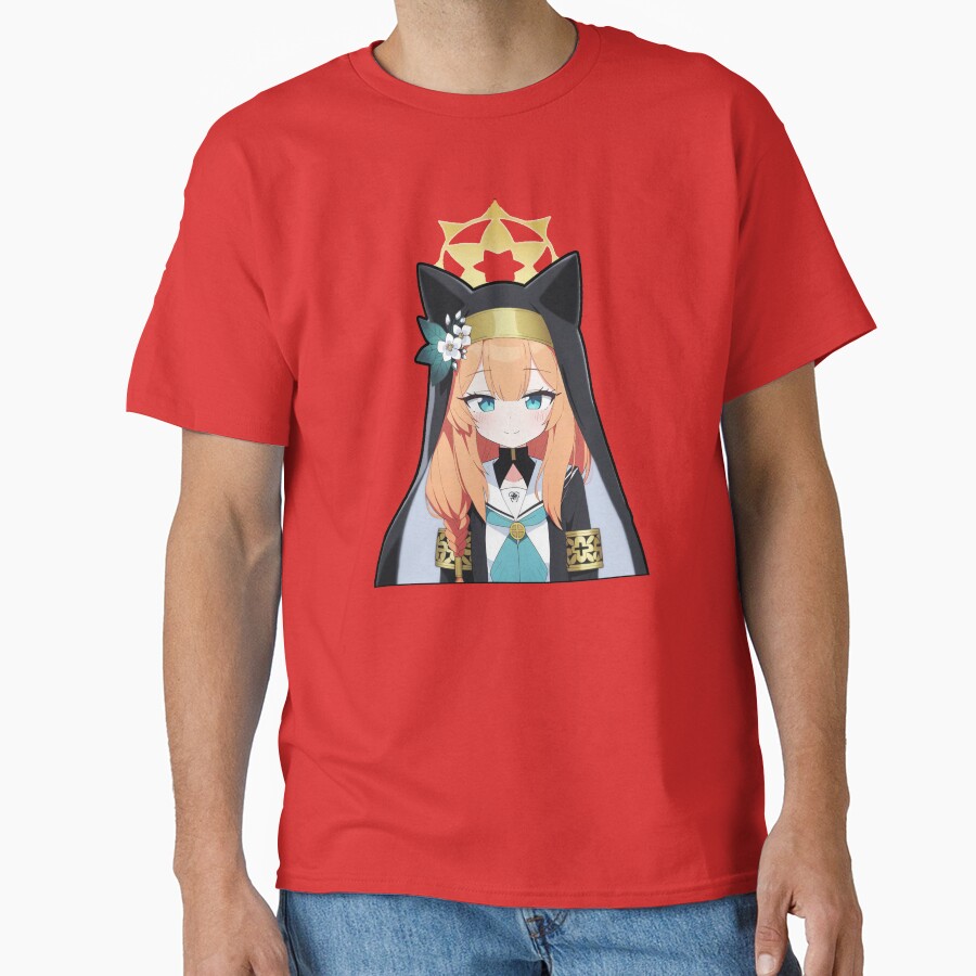 Blue Archive Trinity General School Iochi Mari Meme Design V04 T-shirt - Image 5