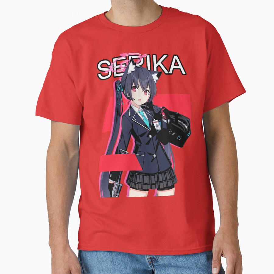 Blue Archive Abydos High School Kuromi Serika T-shirt - Image 5