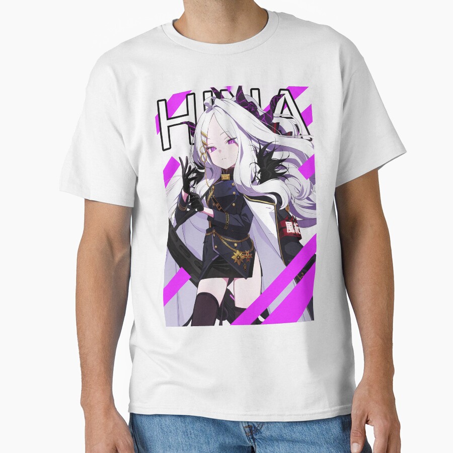 New Blue Archive Gehenna Academy Sorasaki Hina T-shirt - Image 2