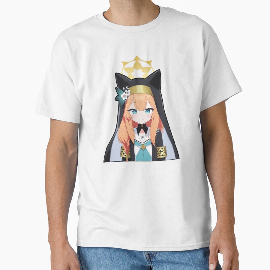 Blue Archive Trinity General School Iochi Mari Meme Design V04 T-shirt - Image 2