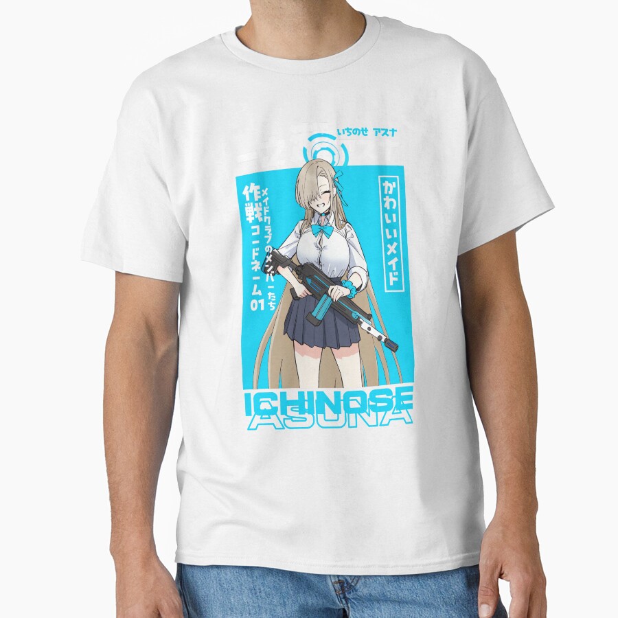 Blue Archive Millennium Science School Ichinose Asuna T-shirt - Image 2