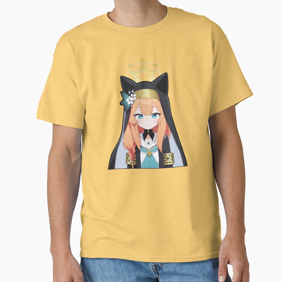 Blue Archive Trinity General School Iochi Mari Meme Design V04 T-shirt - Image 6