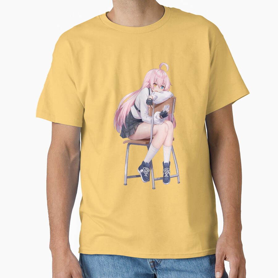 Blue Archive Abydos High School Takanashi Hoshino Portrait T-shirt - Image 6