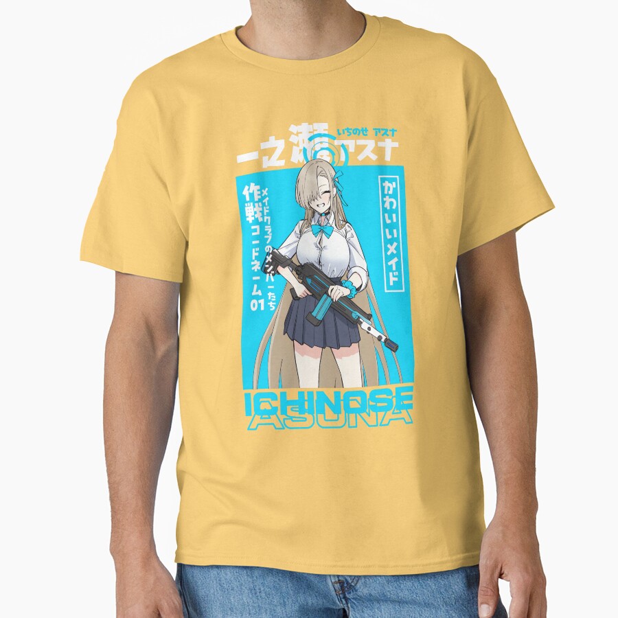 Blue Archive Millennium Science School Ichinose Asuna T-shirt - Image 6