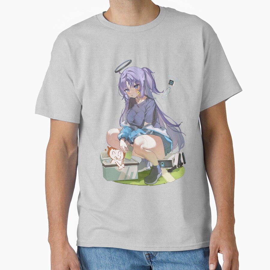 Blue Archive Millennium Science School Hayase Yuuka Fan Art T-shirt - Image 3