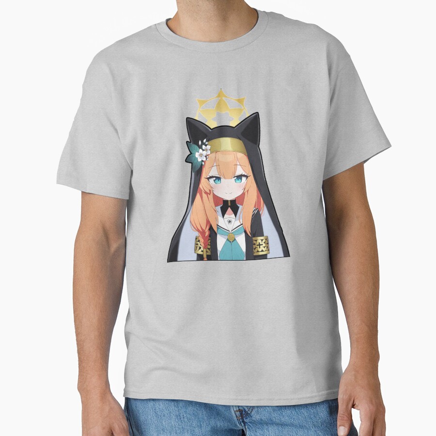 Blue Archive Trinity General School Iochi Mari Meme Design V04 T-shirt - Image 3