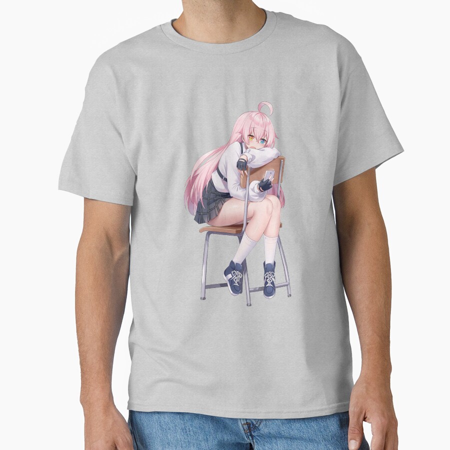 Blue Archive Abydos High School Takanashi Hoshino Portrait T-shirt - Image 3