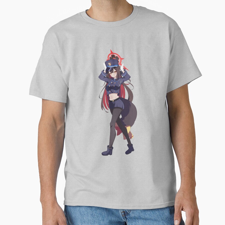 Blue Archive Hyakkiyako Alliance Academy Kosaka Wakamo Fan Art T-shirt - Image 3