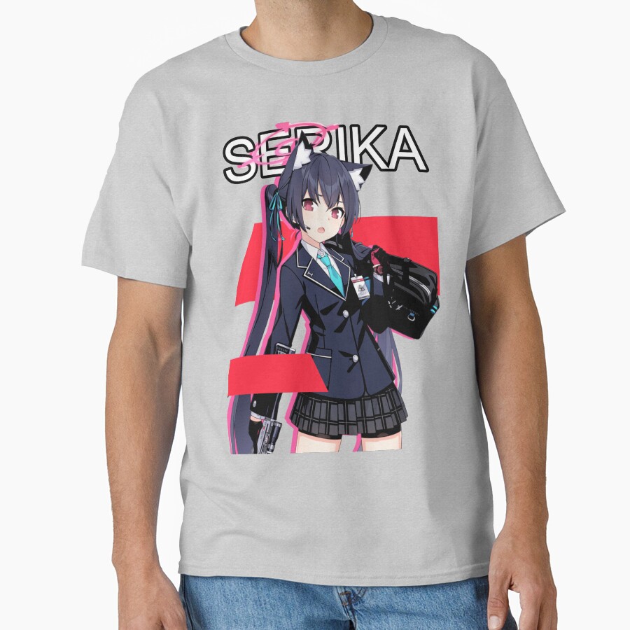Blue Archive Abydos High School Kuromi Serika T-shirt - Image 3