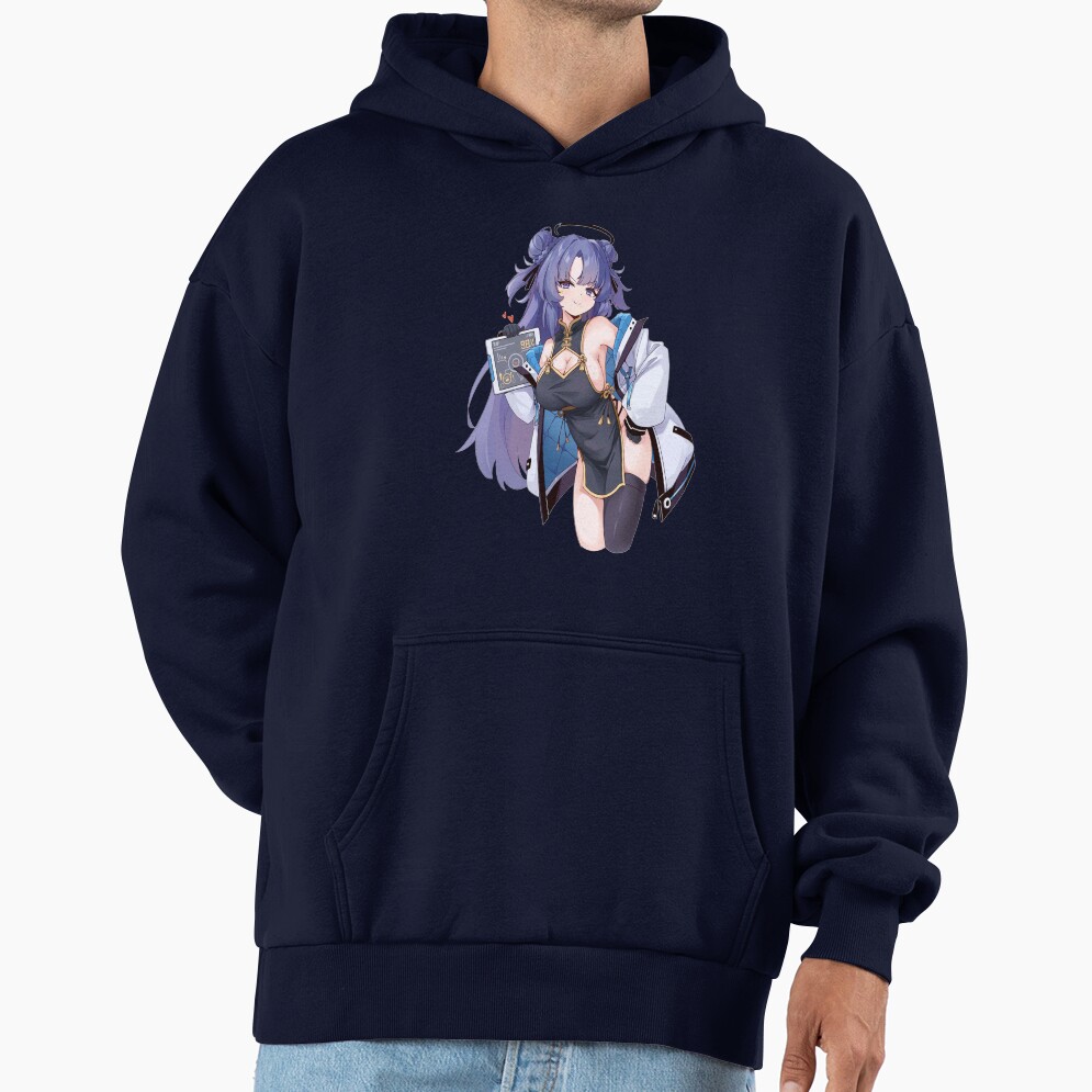 Blue Archive Millennium Science School Hayase Yuuka Character Portrait Hoodie - Image 5