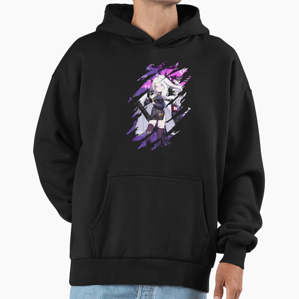 Blue Archive Gehenna Academy Sorasaki Hina Portrait Hoodie - Image 3