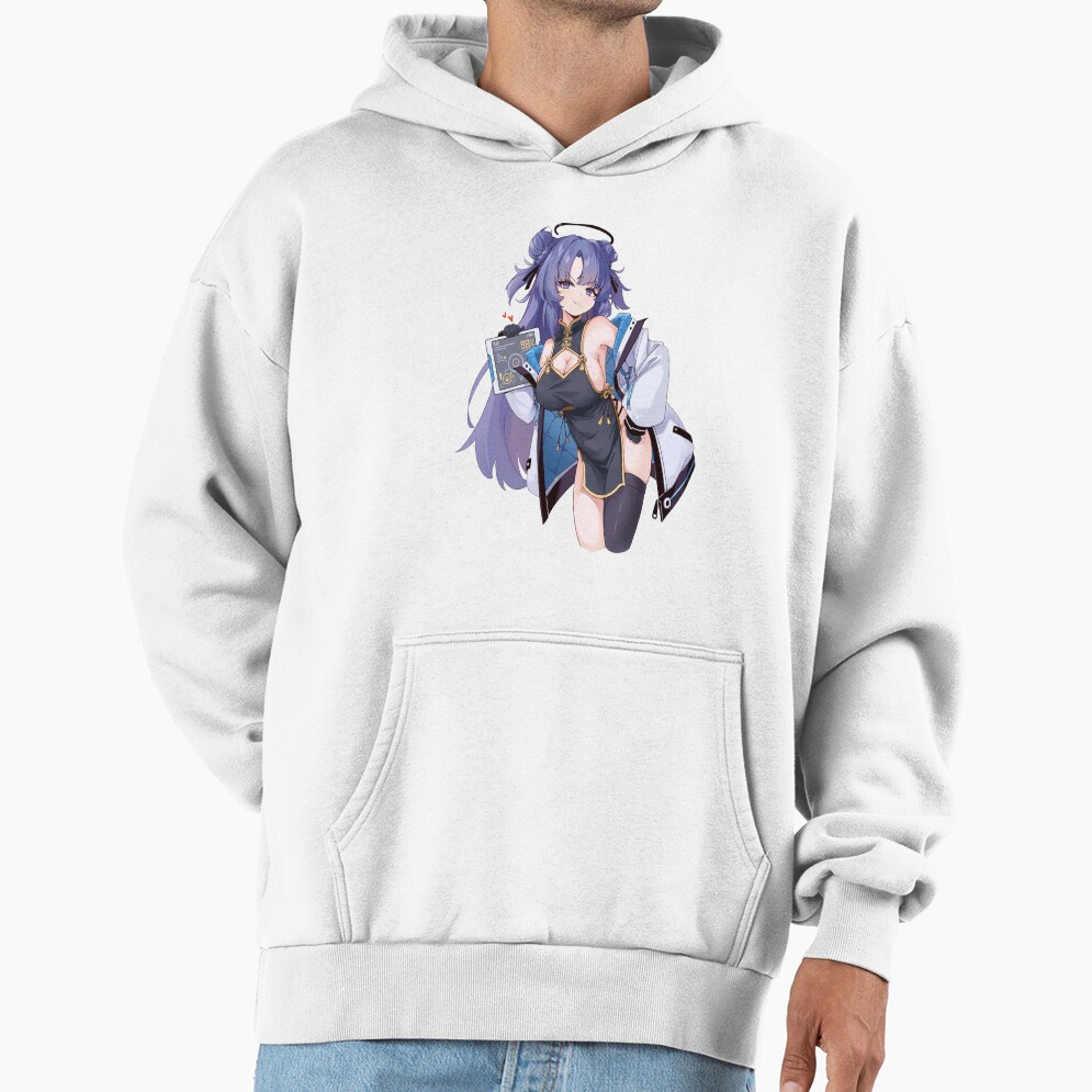 Blue Archive Millennium Science School Hayase Yuuka Character Portrait Hoodie - Image 2