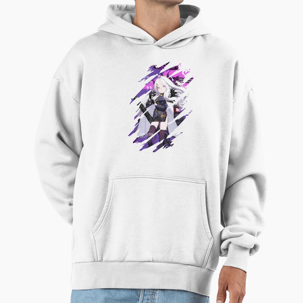 Blue Archive Gehenna Academy Sorasaki Hina Portrait Hoodie - Image 2