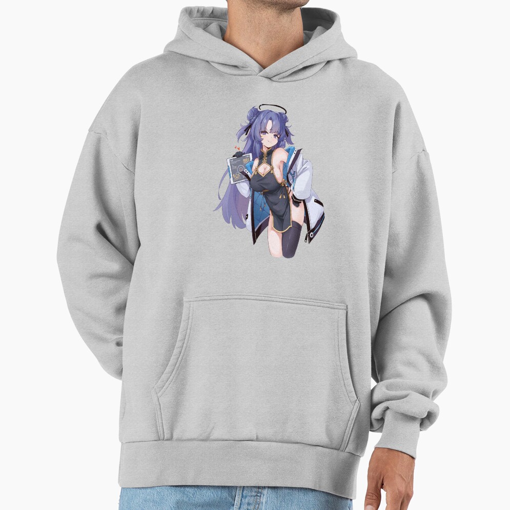 Blue Archive Millennium Science School Hayase Yuuka Character Portrait Hoodie