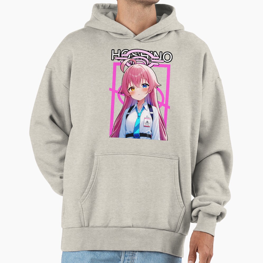 Blue Archive Abydos High School Takanashi Hoshino Design Hoodie - Image 3