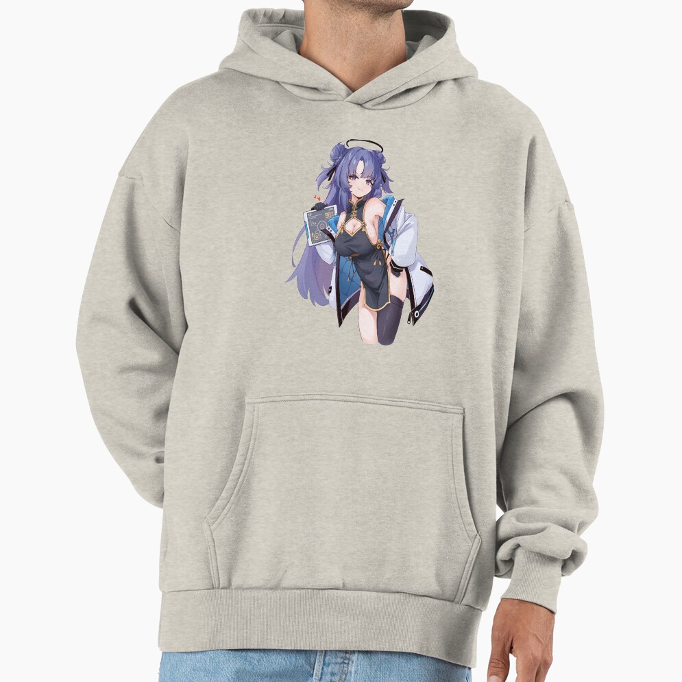Blue Archive Millennium Science School Hayase Yuuka Character Portrait Hoodie - Image 4