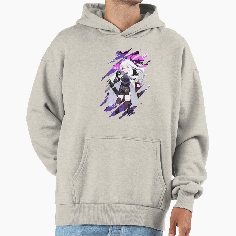 Blue Archive Gehenna Academy Sorasaki Hina Portrait Hoodie - Image 4