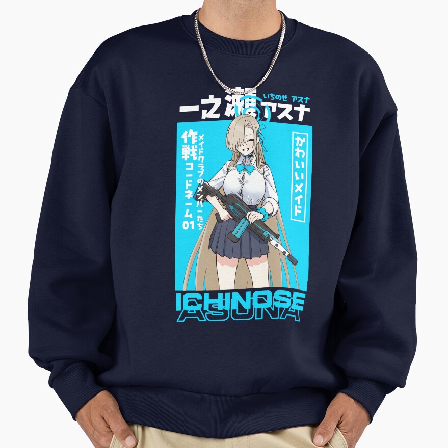 Blue Archive Millennium Science School Ichinose Asuna Sweatshirt - Image 5