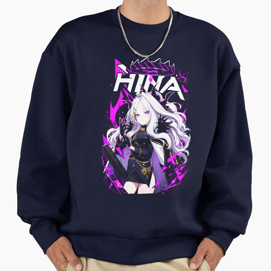 Blue Archive Gehenna Academy Sorasaki Hina Fan Art Sweatshirt - Image 5