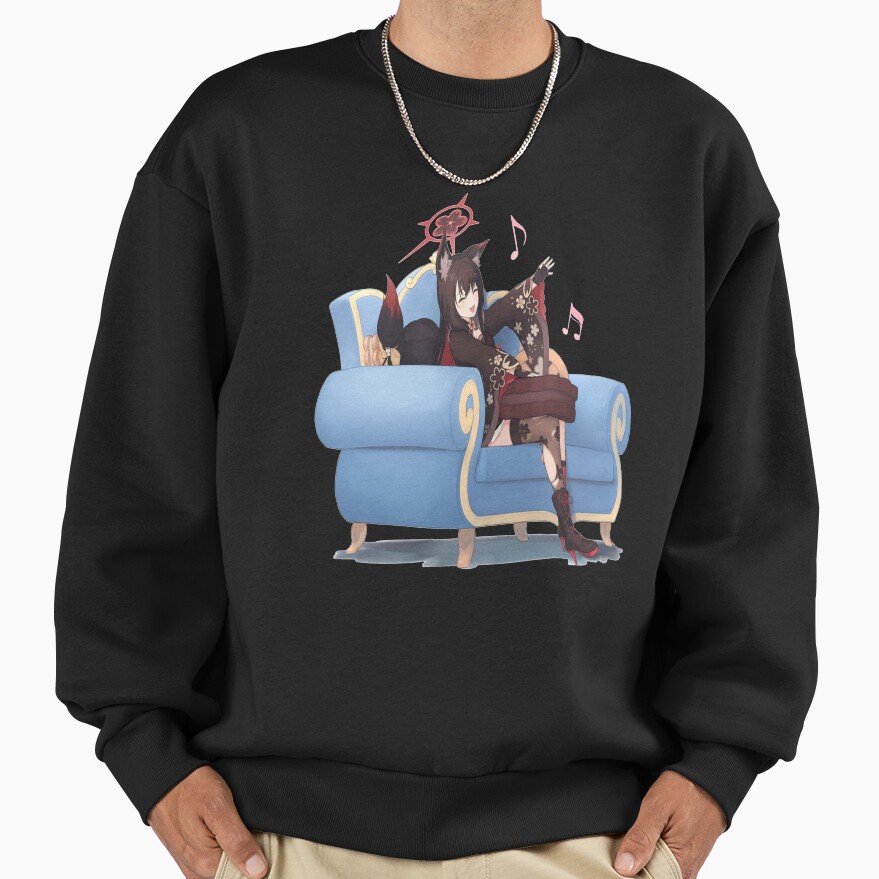 Blue Archive Hyakkiyako Alliance Academy Kosaka Wakamo Character Design Sweatshirt - Image 2