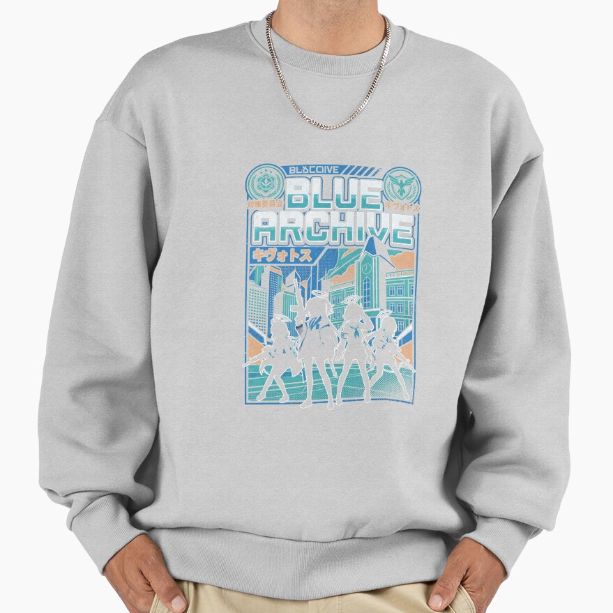Blue Archive Anime Gaming Graphic Design Sweatshirt - Image 4