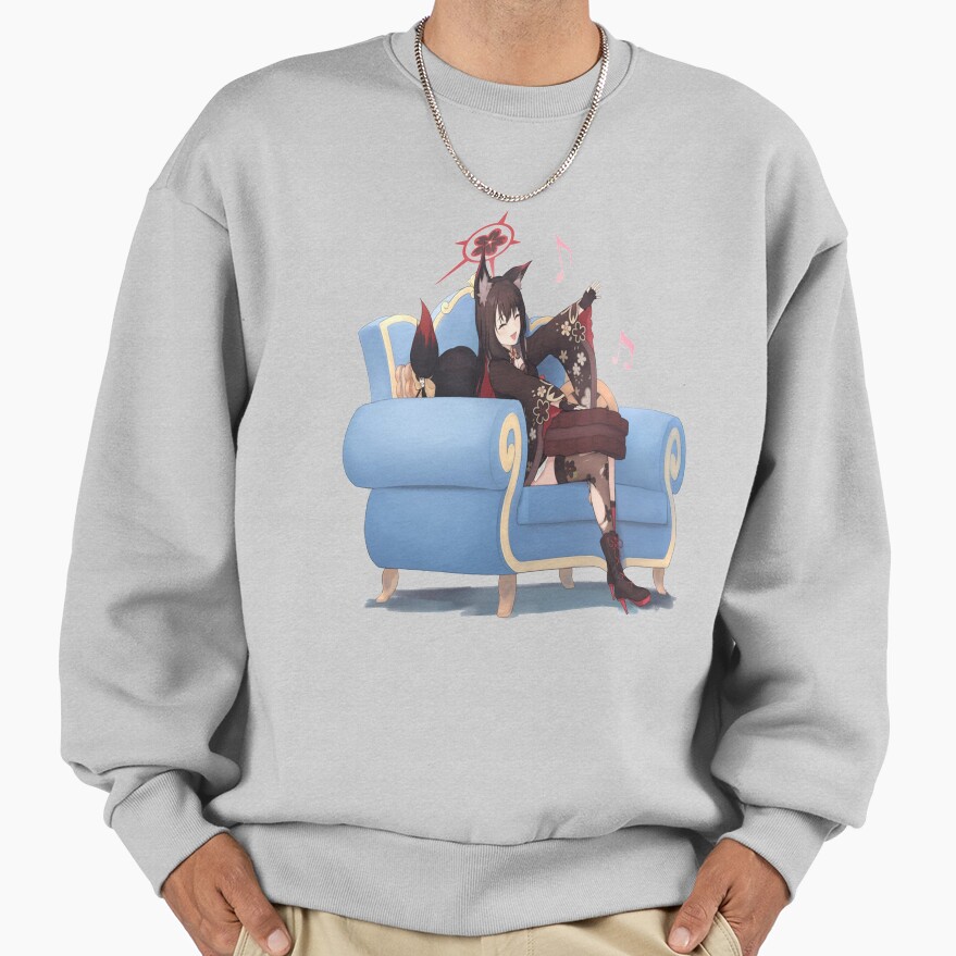 Blue Archive Hyakkiyako Alliance Academy Kosaka Wakamo Character Design Sweatshirt - Image 4