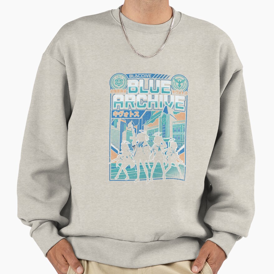 Blue Archive Anime Gaming Graphic Design Sweatshirt