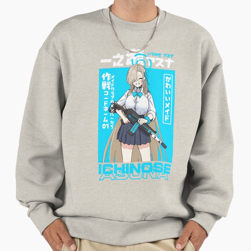 Blue Archive Millennium Science School Ichinose Asuna Sweatshirt - Image 4
