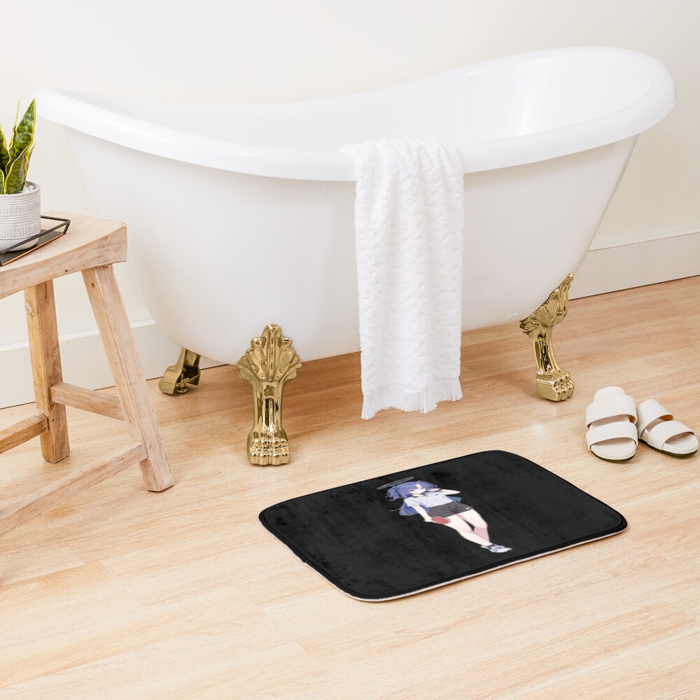 Blue Archive Millennium Hayase Yuuka Calculator Bath Mat - Image 2